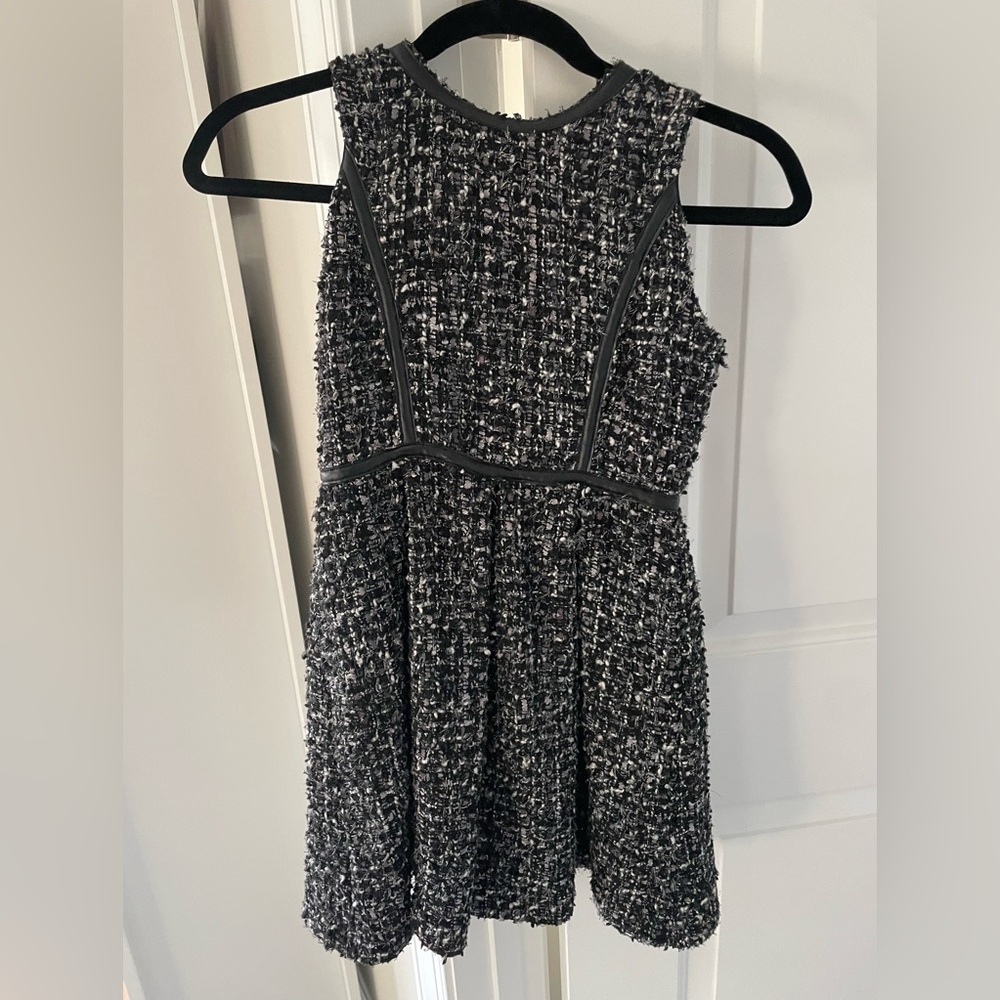 Cute girls tweed short dress
